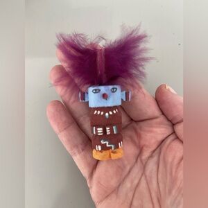 VINTAGE NATIVE AMERICAN NAVAJO INDIAN WOODEN CARVED YEI DOLL